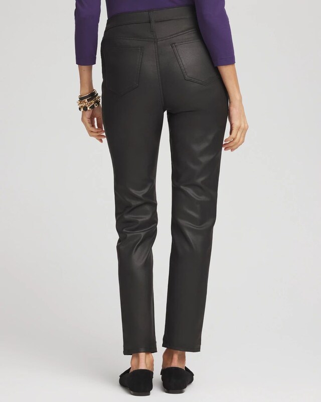 Girlfriend Coated Ankle Jeans - image 3